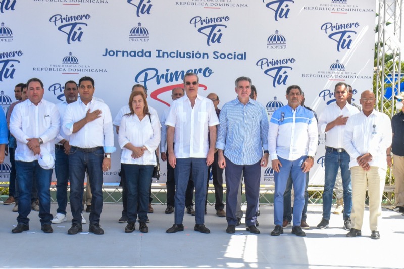 CONAPE participa en jornada de inclusión social en la Vega donde el Presidente Luis Abinader acudió