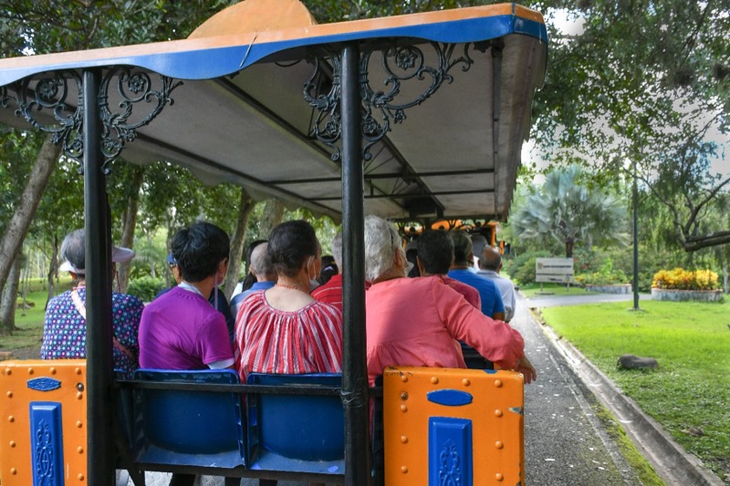 CONAPE realiza recorrido por el Jardín Botánico con Adultos Mayores del Hogar San Francisco de Asís