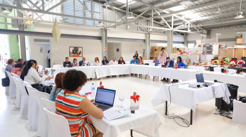 Director Ejecutivo de CONAPE preside la reunión del equipo técnico inspectoría de cuidados