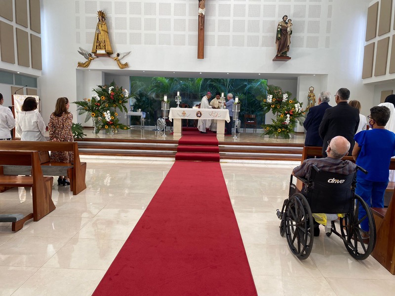 Director Ejecutivo de CONAPE participa en misa de aniversario del hogar San Francisco de Asís