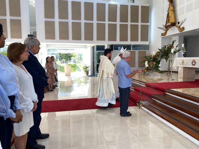 Director Ejecutivo de CONAPE participa en misa de aniversario del hogar San Francisco de Asís
