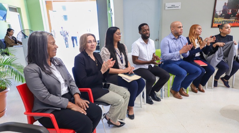 CONAPE recibe visita del Central Romana Corporatión en Centro Integral para A.M. Ciudad Juan Bosch