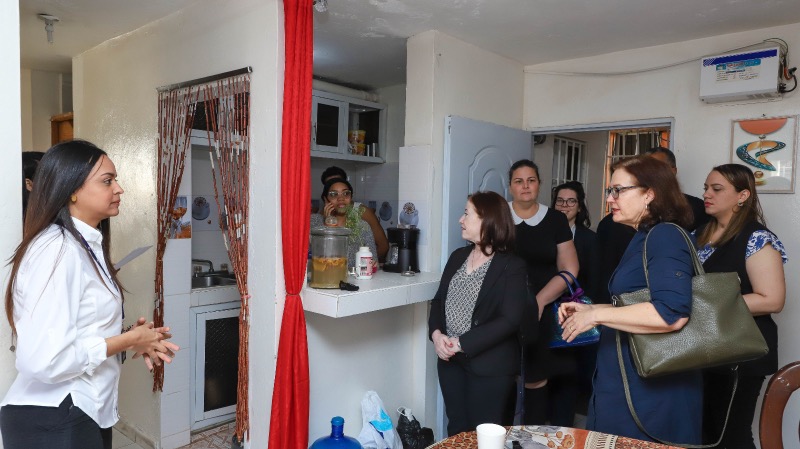 La Señora Claudia Mahler realizo visita de inspección al programa 