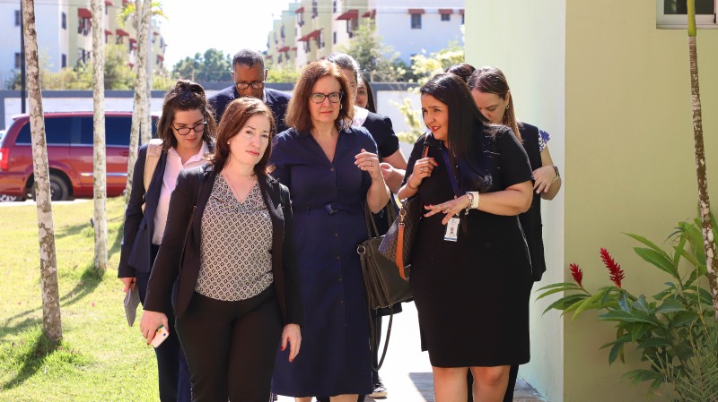 CONAPE realiza actividad de recibimiento a la señora Claudia Mahler en el Centro de Ciudad Juan B.