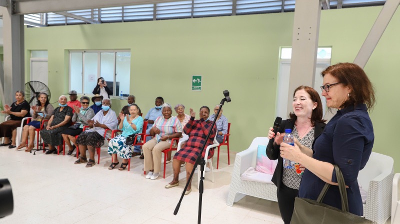 CONAPE realiza actividad de recibimiento a la señora Claudia Mahler en el Centro de Ciudad Juan B.