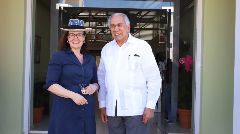 CONAPE realiza actividad de recibimiento a la señora Claudia Mahler en el Centro de Ciudad Juan B.