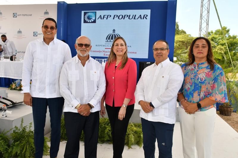 Presidencia, CONAPE Y AFP Popular inician trabajos de construcción de Hogar de Día en Pedernales
