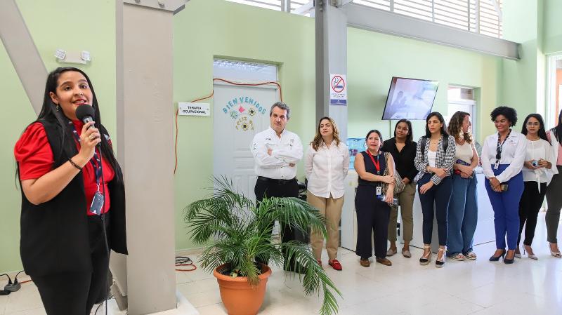 CONAPE recibió representantes de instituciones en Centro Integral para A.M. Ciudad Juan Bosch