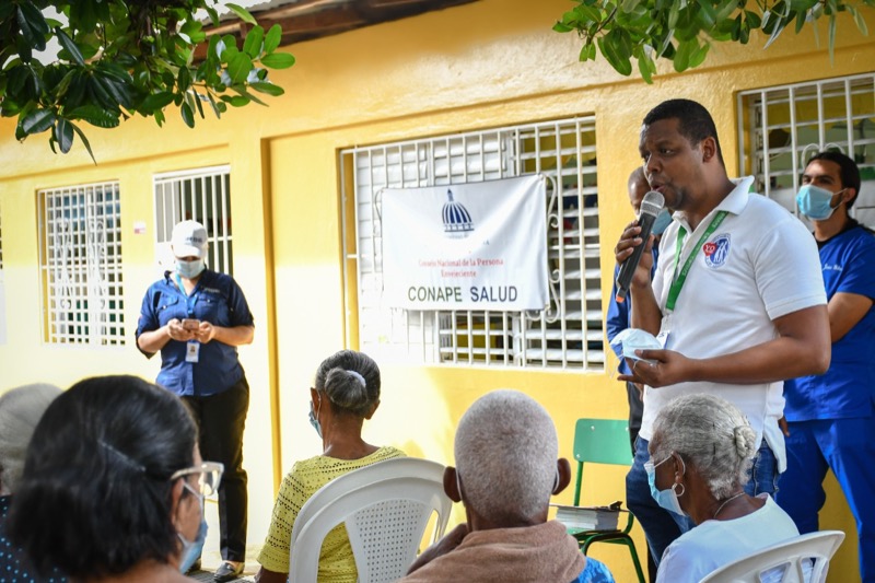 CONAPE realiza Jornada de Inclusión Social en el sector Los Guandules