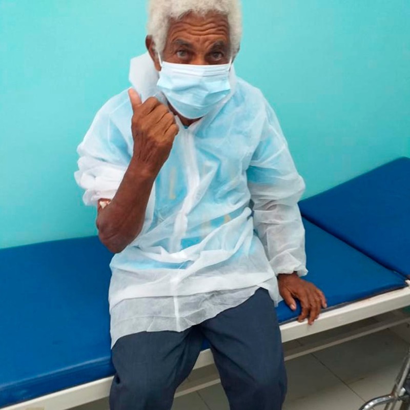 CONAPE acoge adulto mayor, referido por redes sociales