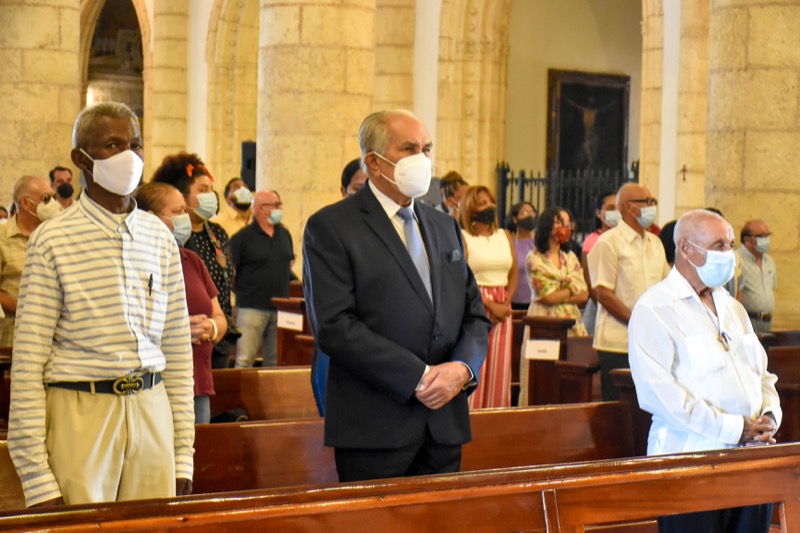 El director ejecutivo del CONAPE participo en la eucaristía celebrada en honor al Dia de los Abuelos
