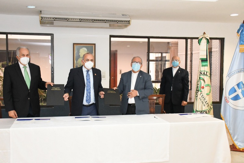 Firma de convenio entre CONAPE Y La Comisión Nacional de Pastoral de Adultos Mayores