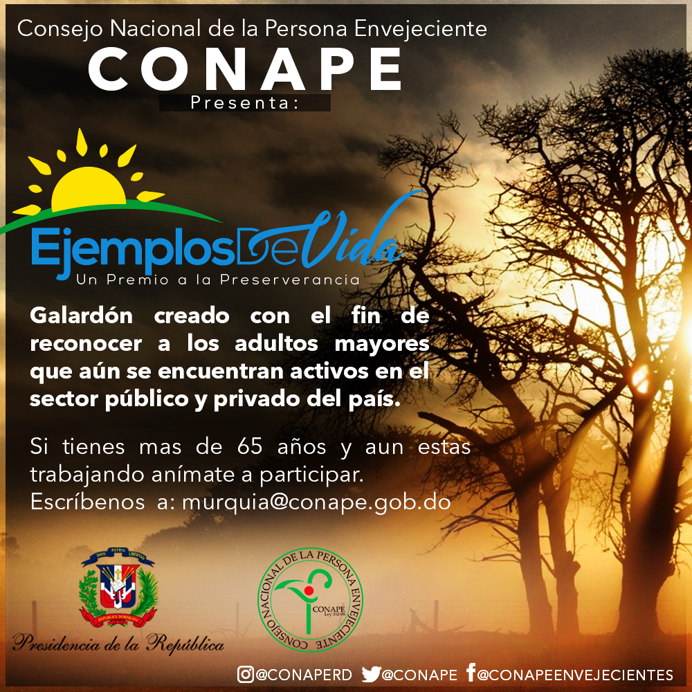 Premios Ejemplos de Vida... Participa!!